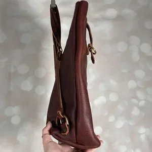 HILLSBERG COMPANY Pebbled Brown Leather Sac Hillsberg Company | Bags | Hillsberg Company Pebbled Brown  main image 4